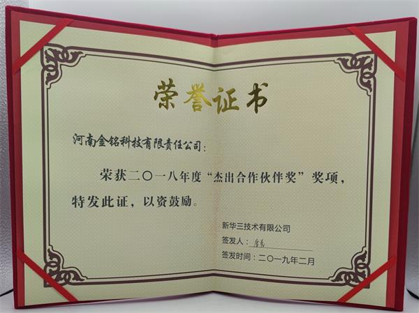2018年新华三杰出伙伴奖.jpg
